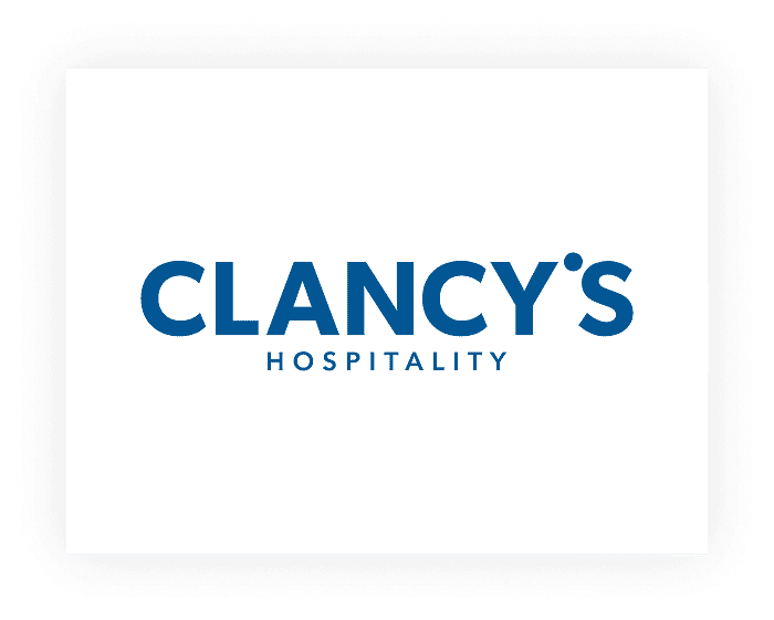 Clancy's Hospitality logo on white background.
